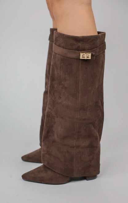 SHARK BOOTS KUNSTVELOUR