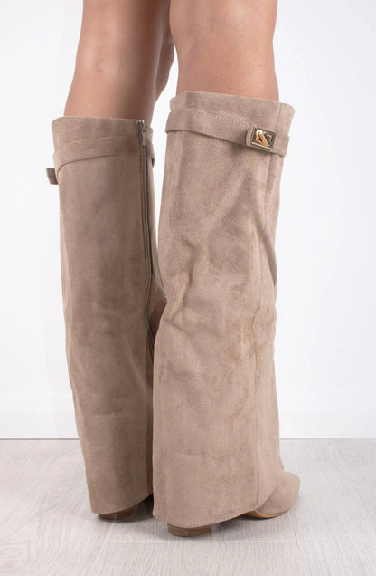 SHARK BOOTS KUNSTVELOUR
