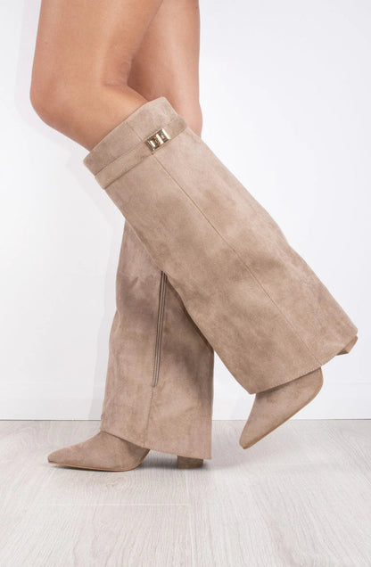 SHARK BOOTS KUNSTVELOUR