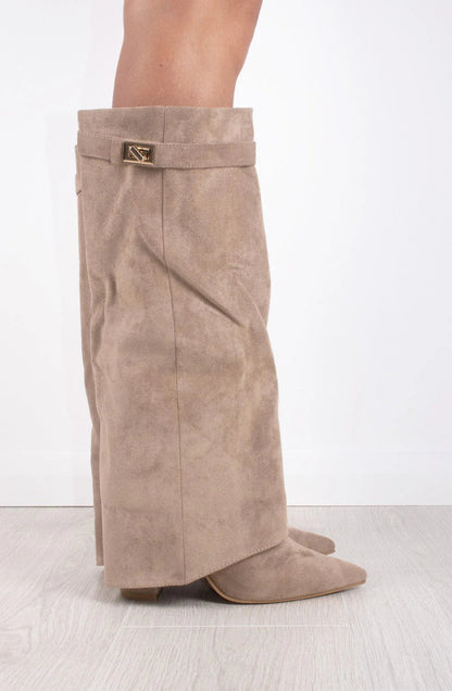 SHARK BOOTS KUNSTVELOUR