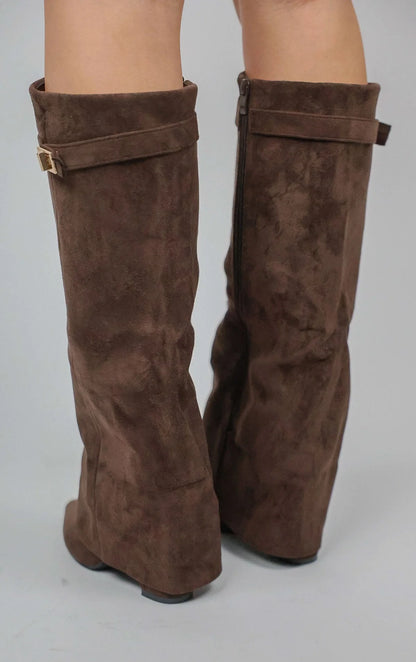 SHARK BOOTS KUNSTVELOUR