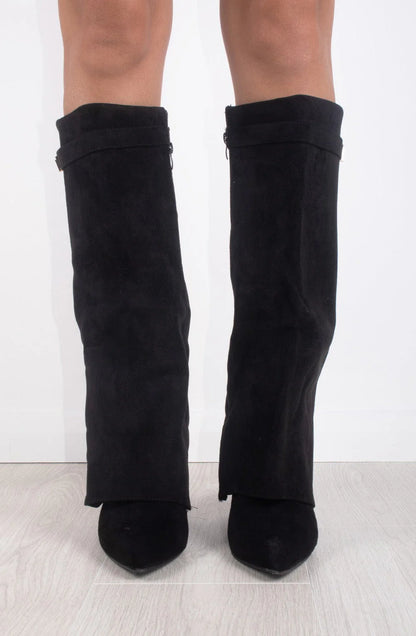 SHARK BOOTS KUNSTVELOUR