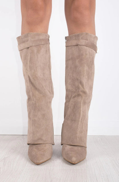 SHARK BOOTS KUNSTVELOUR