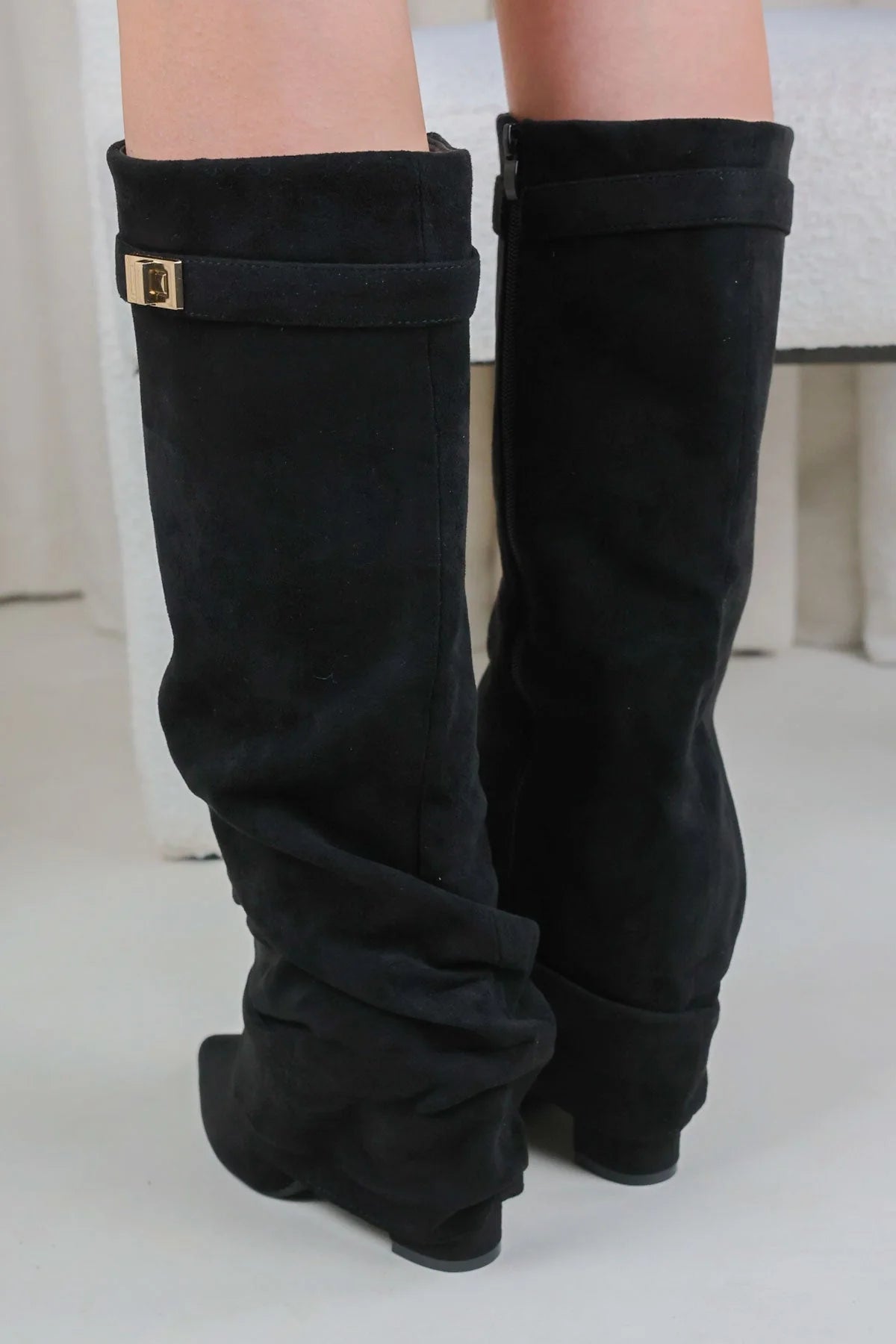 SHARK BOOTS STACKED - SCHWARZ