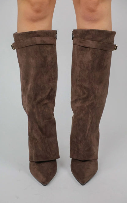 SHARK BOOTS KUNSTVELOUR