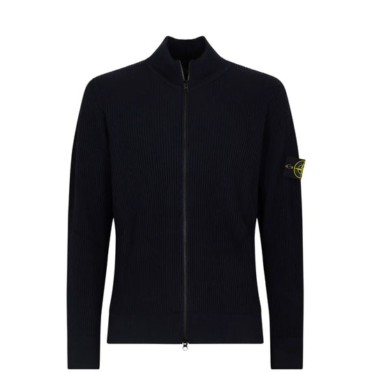 SI Full-Zip Wool Knit Jacket – Deep Black SI 02