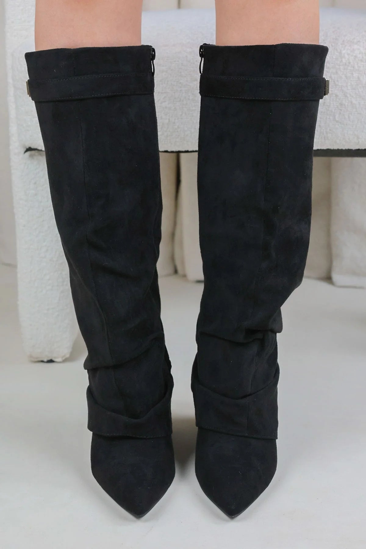 SHARK BOOTS STACKED - SCHWARZ