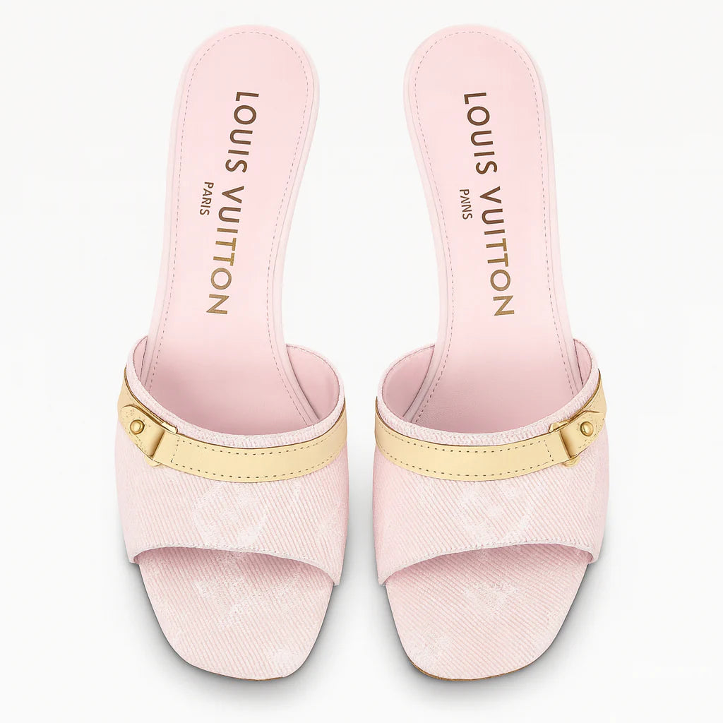 „LV“ PINK HEELS